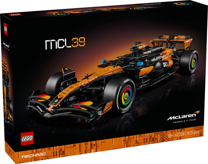 LEGO Technic McLaren MCL39 F1 auto 42228 verpakking