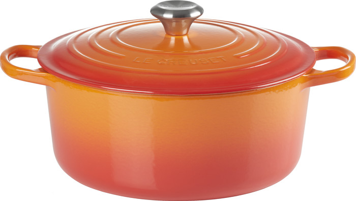 Le Creuset Signature Cocotte Ronde 28 cm Volcanique Main Image