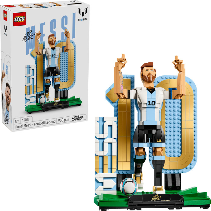 LEGO Editions Lionel Messi Voetballegende 43015 rechterkant