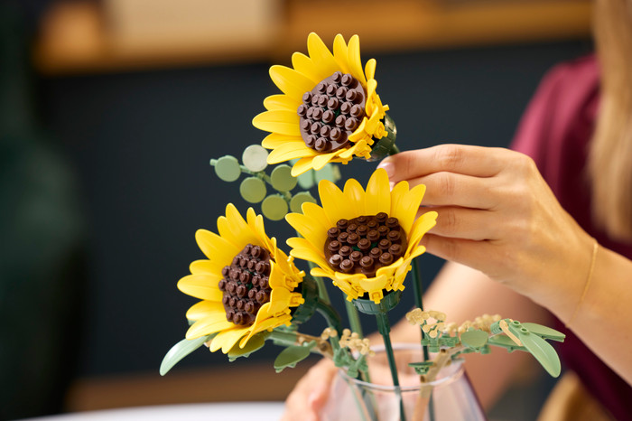 LEGO Botanicals - Le Bouquet de Tournesols 11502 produit à l'usage