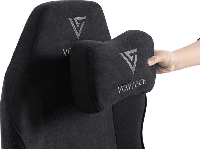 Vortech Prestige Gamestoel Zwart detail