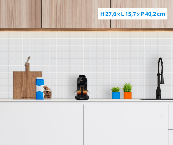 Philips L'OR Barista Sublime LM9012/00 Blanc + Mousseur à Lait visuel Coolblue 1