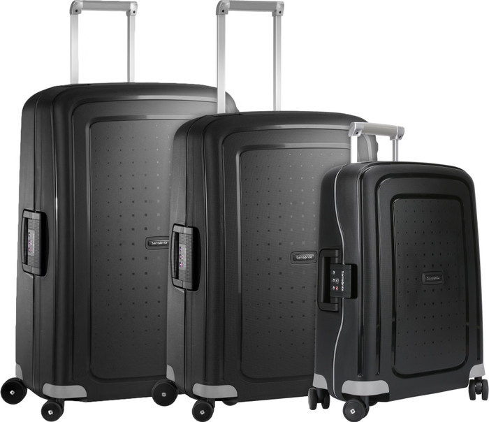 Samsonite S'Cure Spinner 75+69+55 cm Black Kofferset Main Image