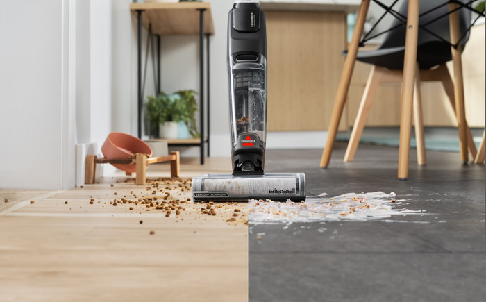 Bissell CrossWave OmniForce Edge Pro product in gebruik