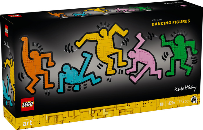 LEGO Art Keith Haring Dancing Figures 31216 packaging