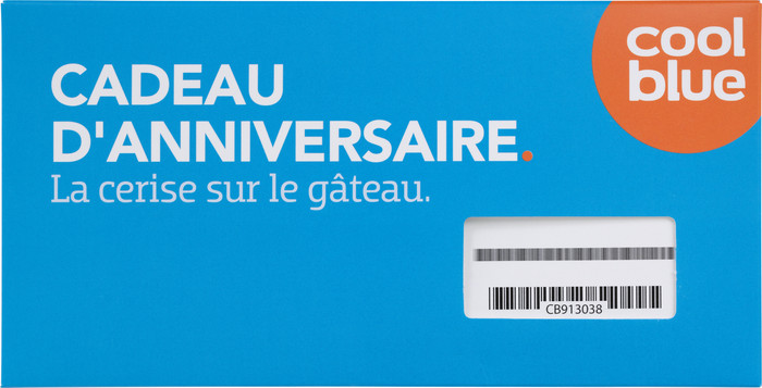 Chèque-cadeau d'Anniversaire de 125 Euros (Version Française) emballage