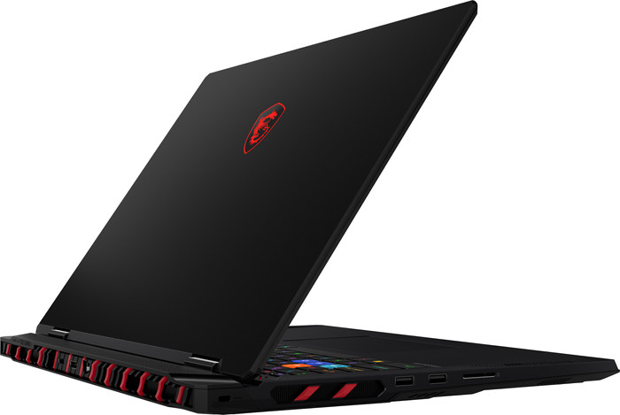 MSI Raider 18 Max HX A2WI-1051NL achterkant