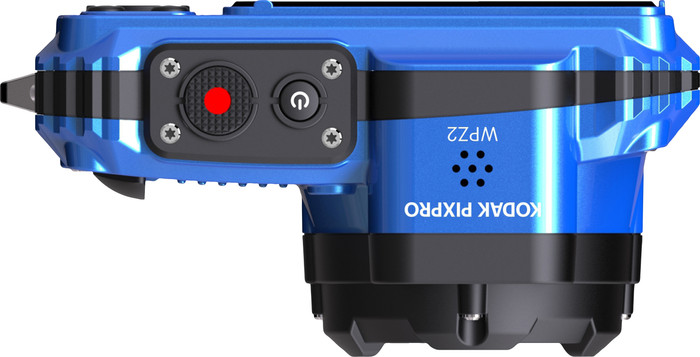 Kodak Pixpro WPZ2 Onderwater Camera Blauw bovenkant