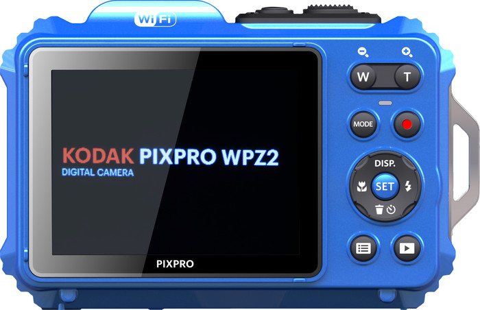 Kodak Pixpro WPZ2 Onderwater Camera Blauw achterkant