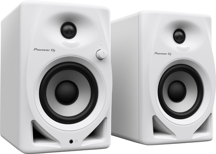 Pioneer DJ DM-40D White left side