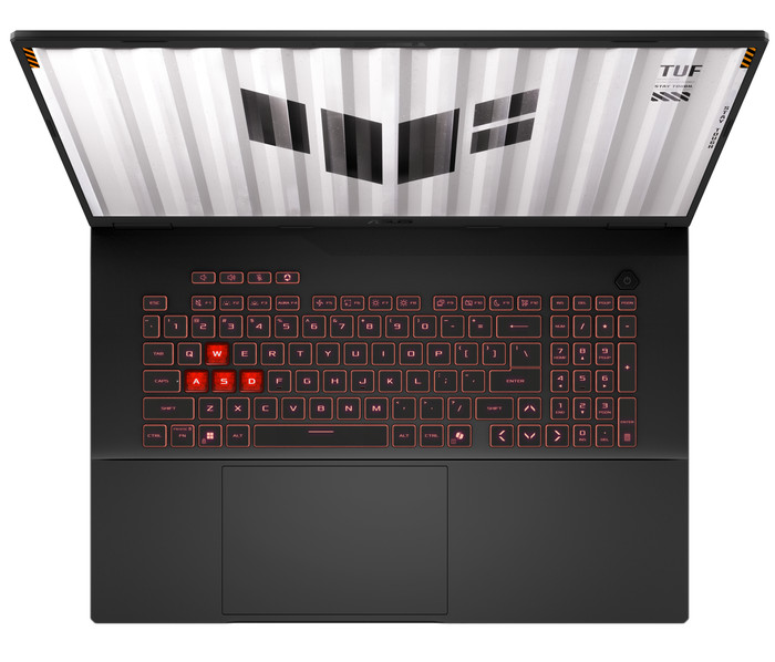 ASUS TUF Gaming 16 FA608PP-QT122W AZERTY bovenkant