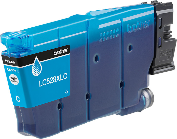 Brother LC-528 XL cartridge cyaan binnenkant