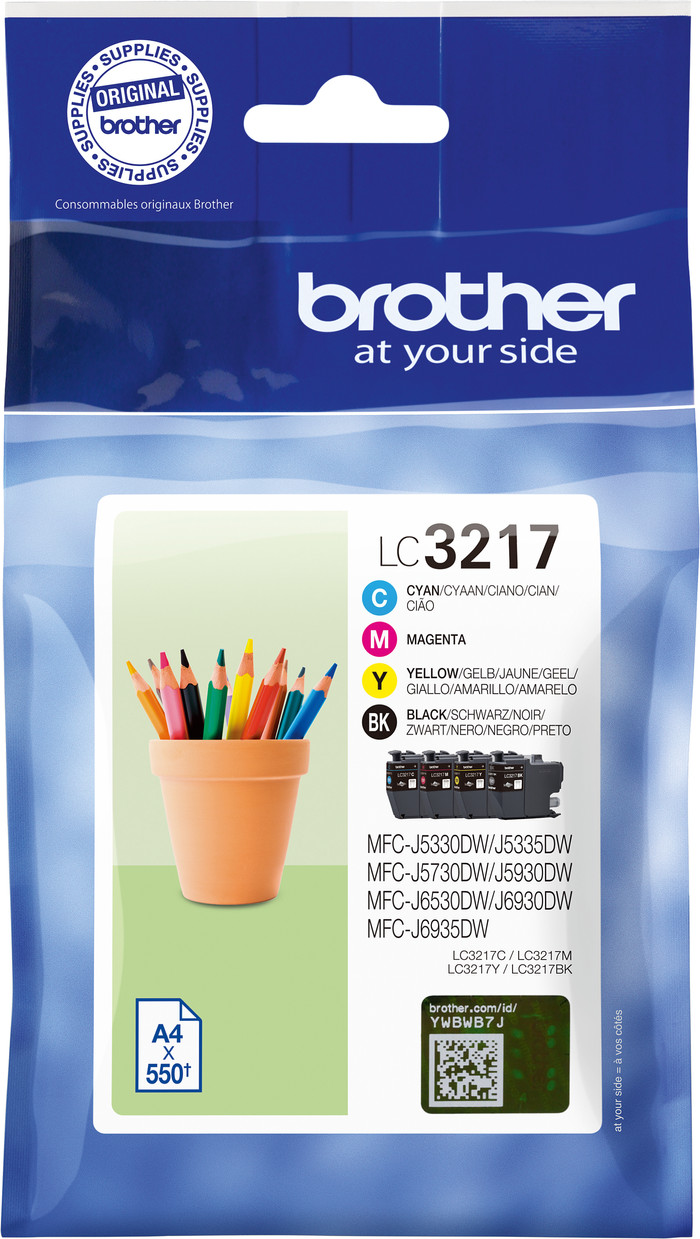 Brother LC3217 Cartouche Lot de 4 Main Image