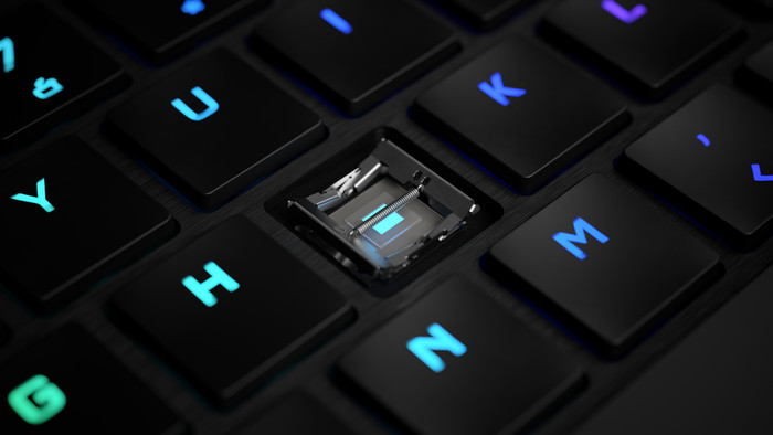 Corsair K100 Wireless AIR Ultra-Thin Mechanical Gaming Keyboard AZERTY detail