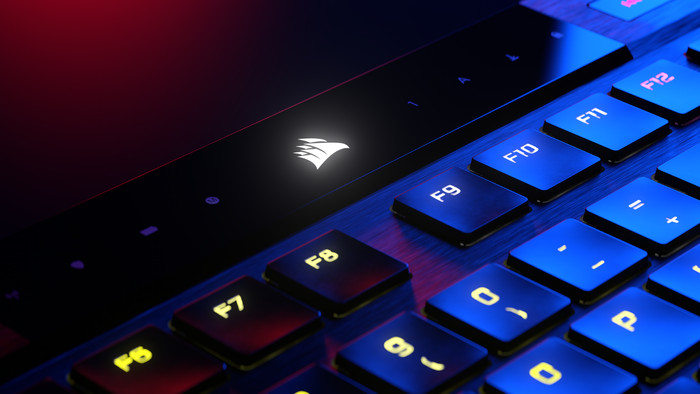 Corsair K100 Wireless AIR Ultra-Thin Mechanical Gaming Keyboard AZERTY detail