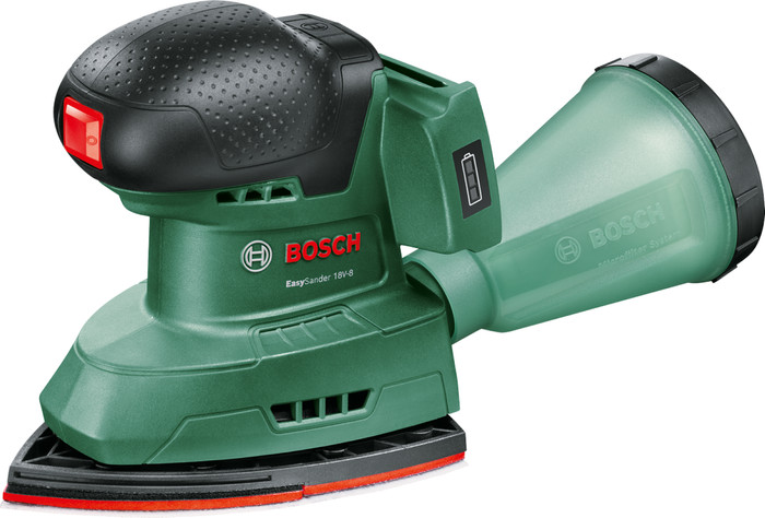 Bosch EasySander 18V-8 + Bosch Batterie 18 V 2,5 Ah Kit de Démarrage avant