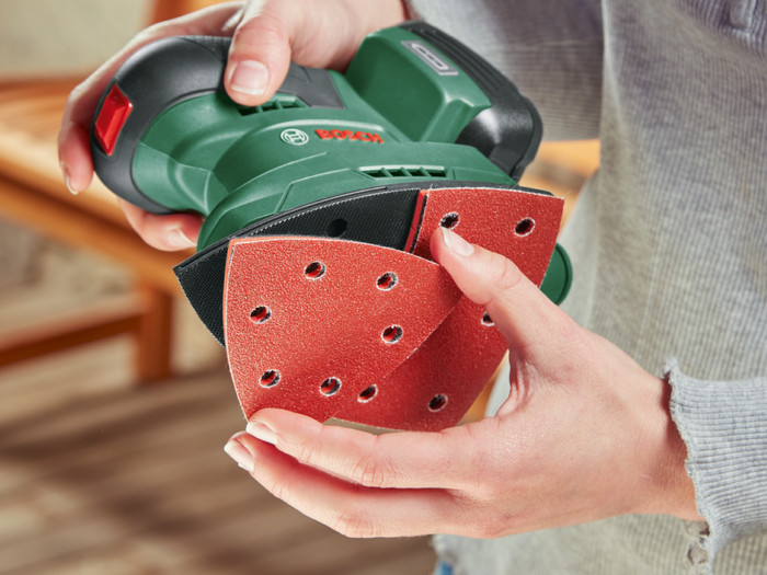 Bosch EasySander 18V-8 + Bosch Batterie 18 V 2,5 Ah Kit de Démarrage produit à l'usage