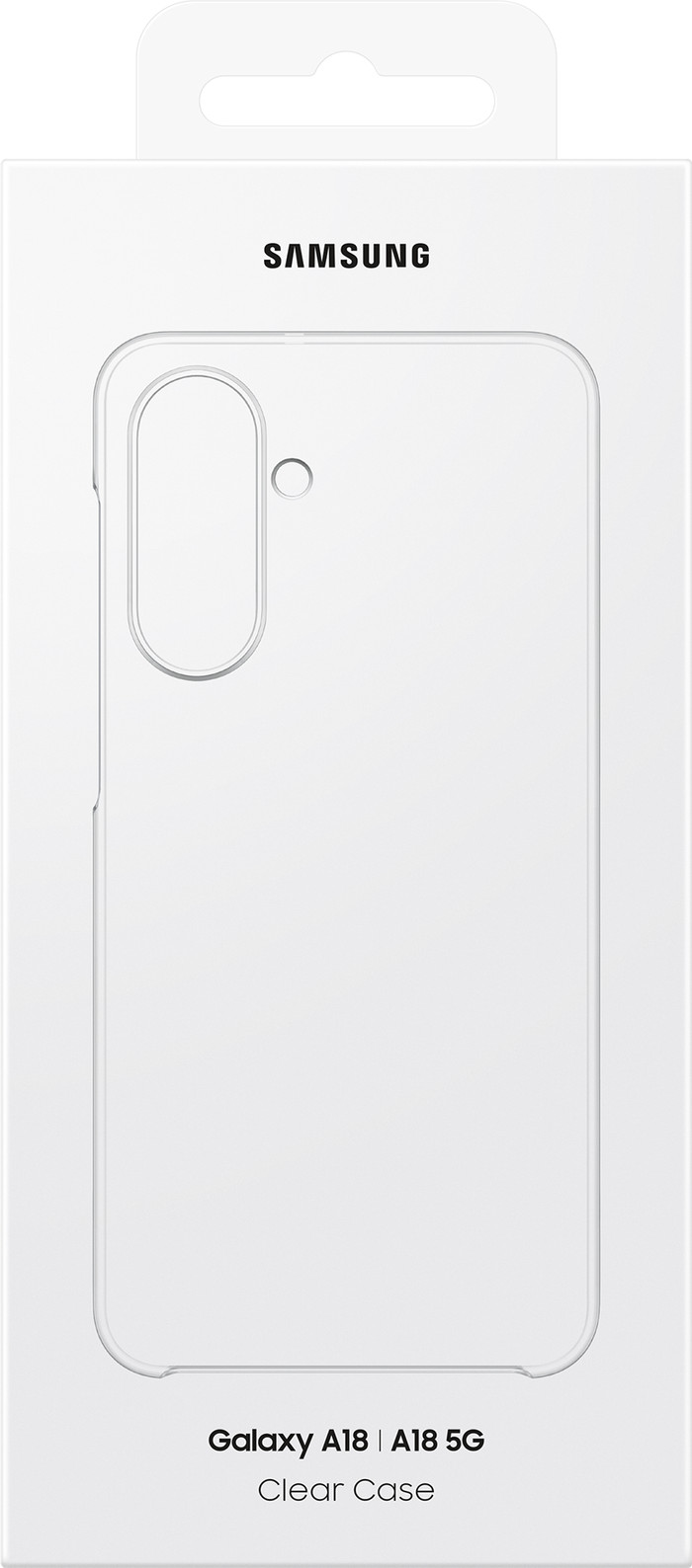 Samsung Galaxy A18 Soft Case Back Cover Transparent emballage