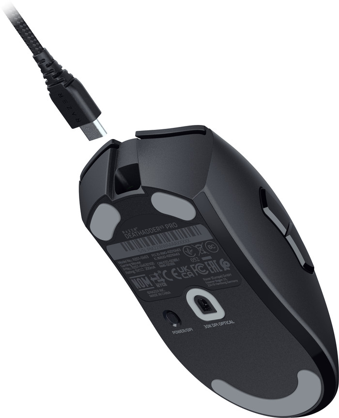 Razer DeathAdder V3 Pro Souris Gamer Noir dessous