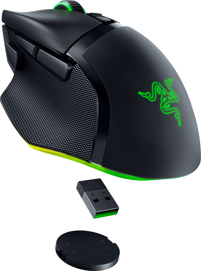 Razer Basilisk V3 Pro Wireless Gaming Mouse Black left side