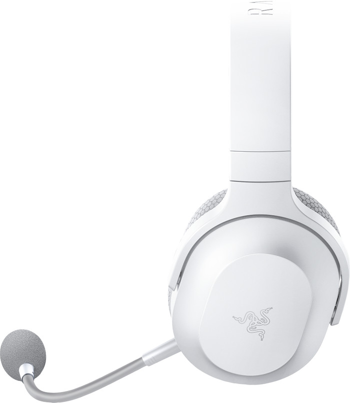 Razer Barracuda X Wireless Gaming Headset - Mercury White (2022) left side