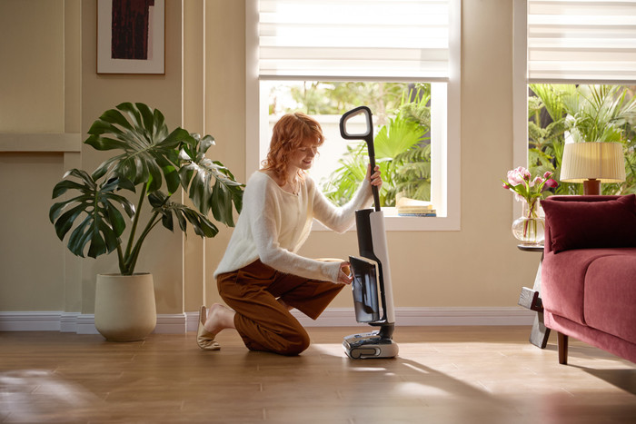 Roborock F25 product in gebruik