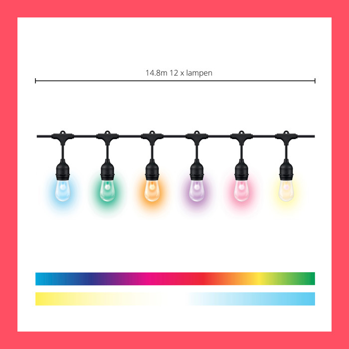 WiZ Light Strip for Outside - Colored and White Light null