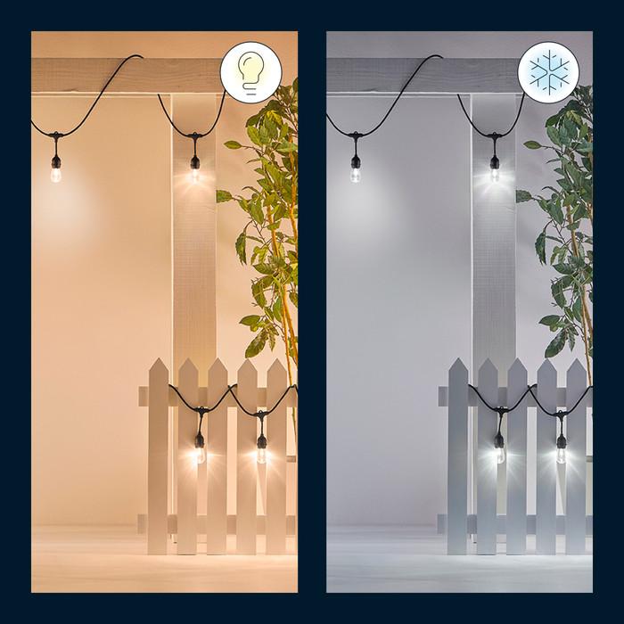 WiZ Guirlande Lumineuse Extérieure - Éclairage Coloré et Blanc produit à l'usage