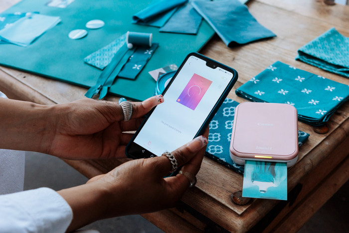 Canon Zoemini 2 Rose produit à l'usage