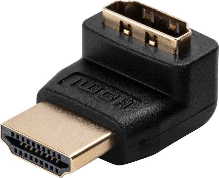 BlueBuilt HDMI Kabel 4K 60Hz Nylon 2 Meter + 90° adapter null