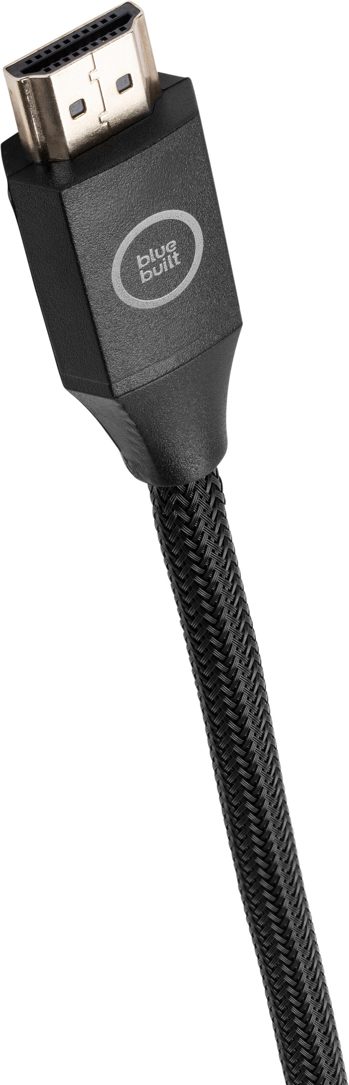 BlueBuilt HDMI Kabel 4K 60Hz Nylon 2 Meter + 90° adapter null