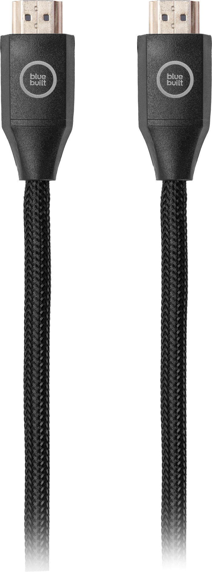 BlueBuilt HDMI Kabel 4K 60Hz Nylon 2 Meter + 90° adapter null