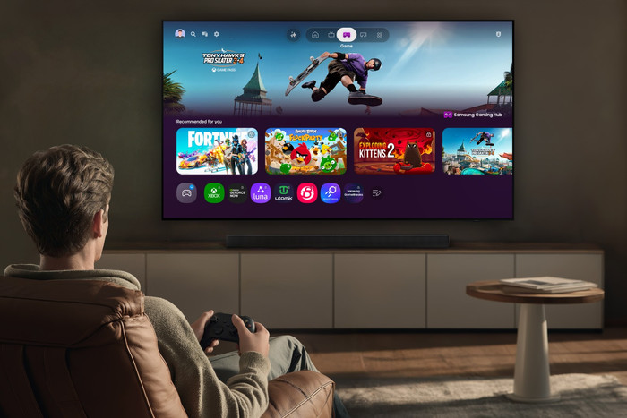 Samsung OLED 65" S83H (2026) product in gebruik