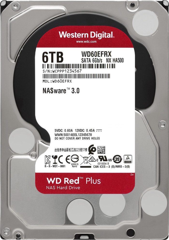 WD Red Plus WD60EFPX 6TB back
