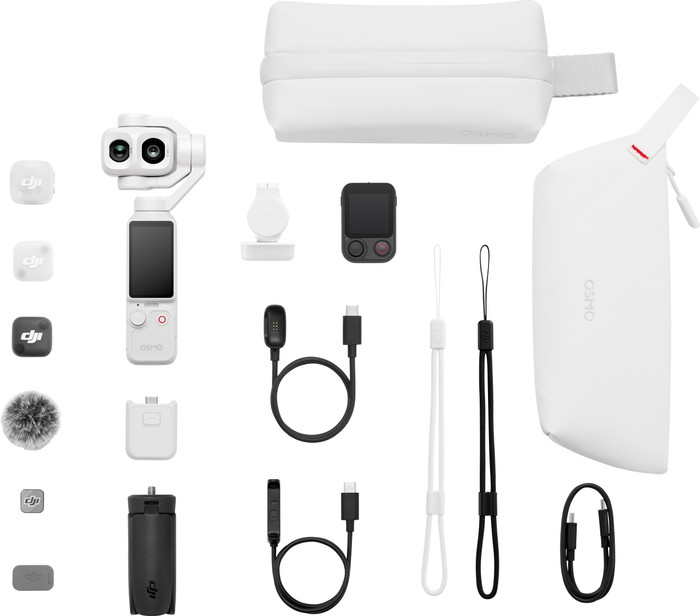 DJI Osmo Pocket 4P (Pro) Creator Combo Blanc Main Image