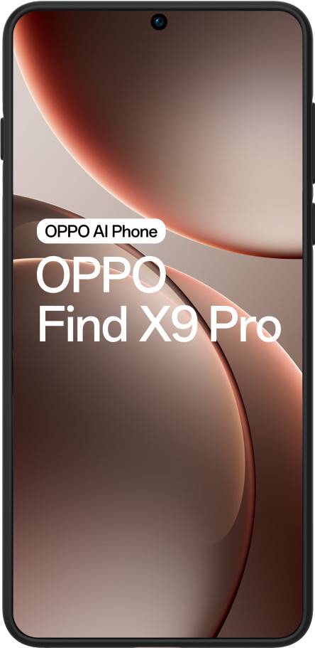 Just in Case Rugged Oppo Find X9 Pro Back Cover Zwart voorkant