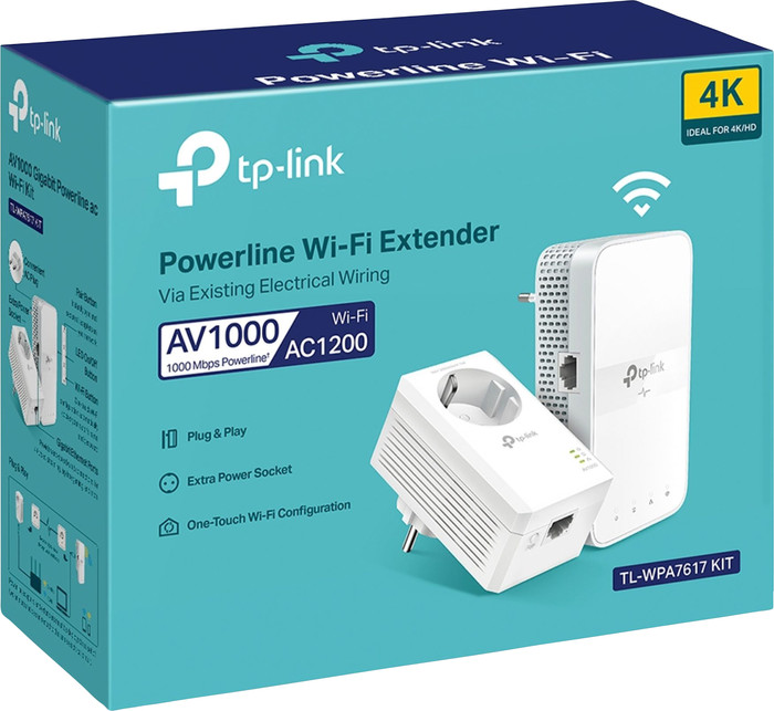 TP-Link TL-WPA7617 Kit 1000Mbps Duo Pack packaging