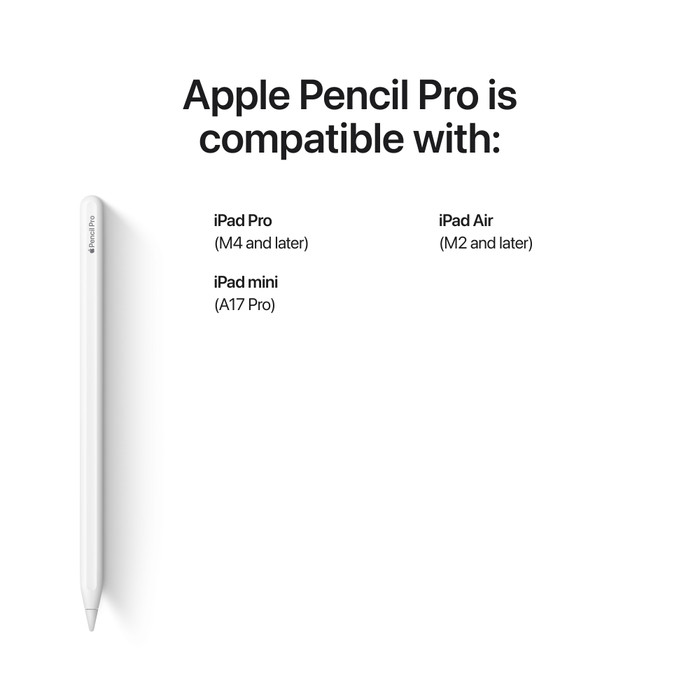 Apple Pencil Pro visuel fournisseur