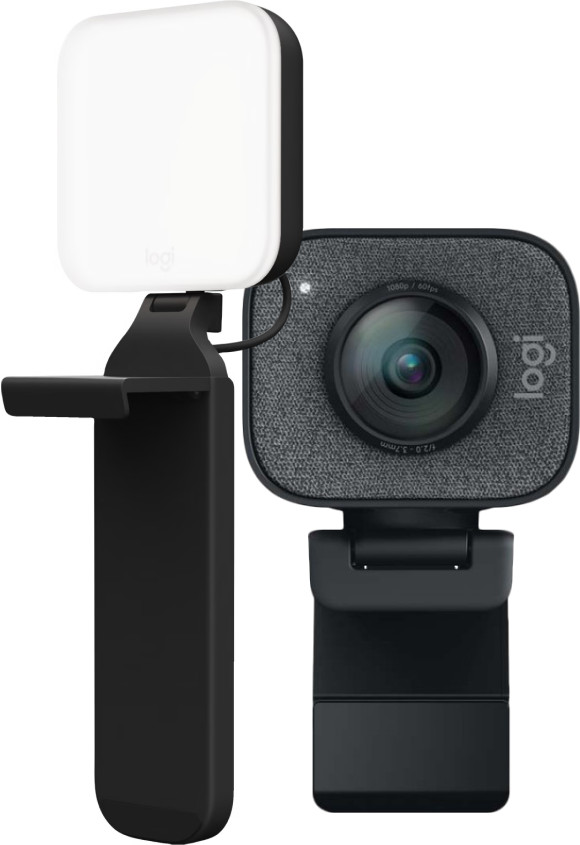 Logitech Litra Glow Streaming Light + StreamCam Gray Main Image