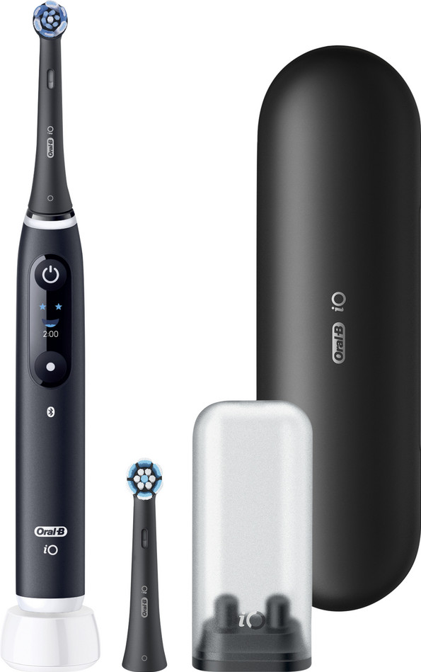 Oral-B iO 6N Zwart + extra iO Gentle Care opzetborstel Main Image