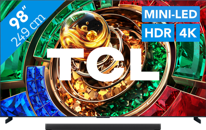 TCL RGB Mini-led 98" RM7L (2026) + TCL Q75K Main Image