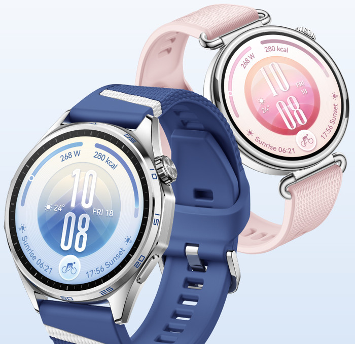 Huawei Watch GT 7 46 mm Geel product in gebruik