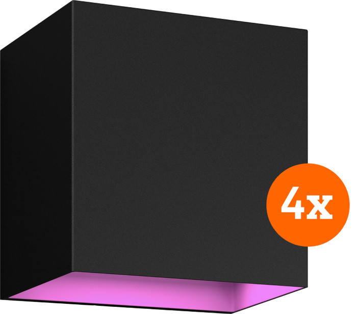 Philips Hue Resonate Downward White and Color - Black 4-pack Main Image