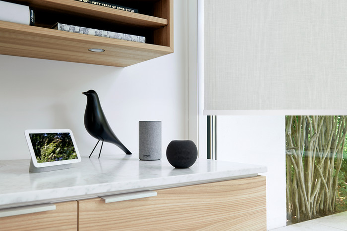 MotionBlinds Retrofit Curtain Motor 2-Pack product in use