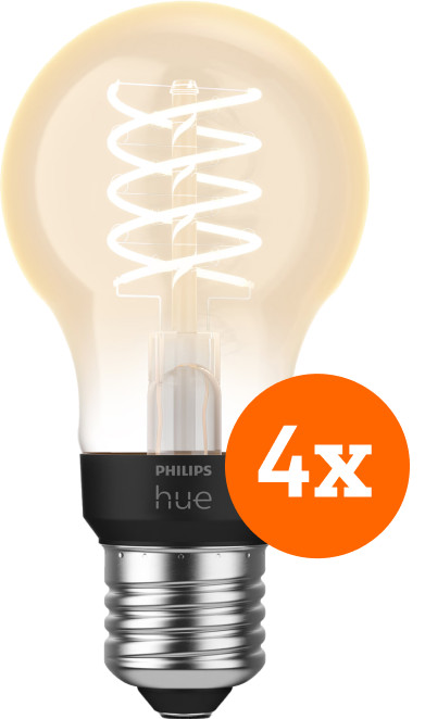 Philips Hue Filament Light White Standard E27 - 2023 - 4-pack Main Image