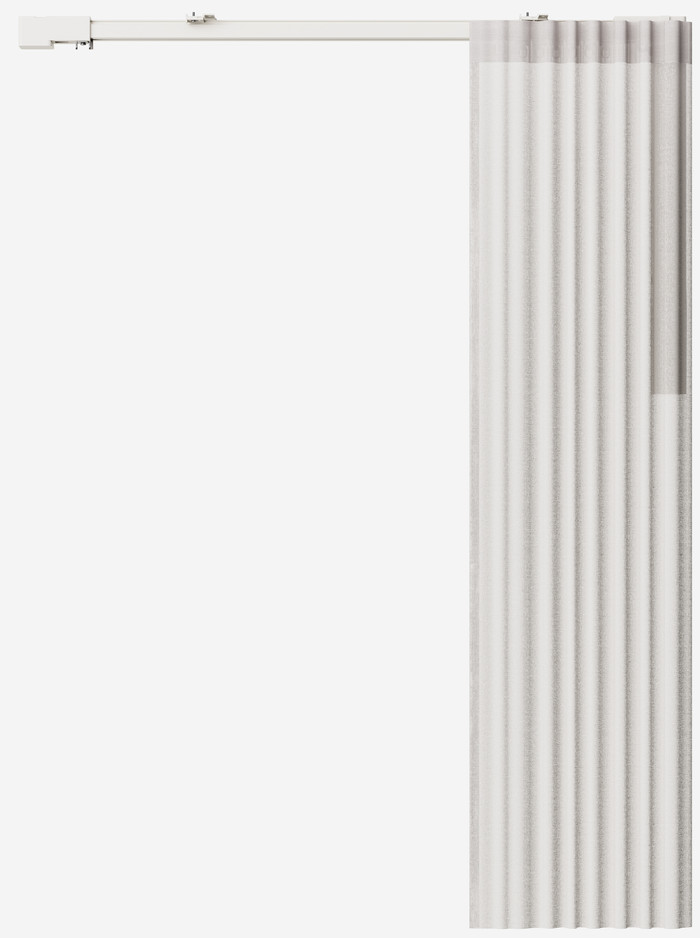 MotionBlinds Gordijnmotor en -rails (360 cm) product in gebruik