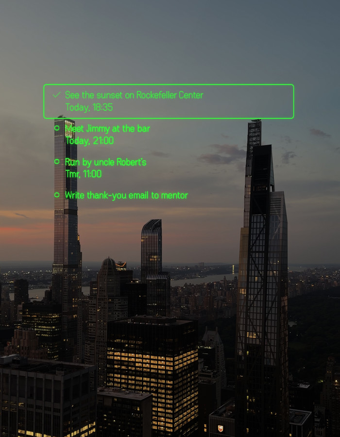 EvenRealities Even G2B Smart Glasses Grijs product in gebruik