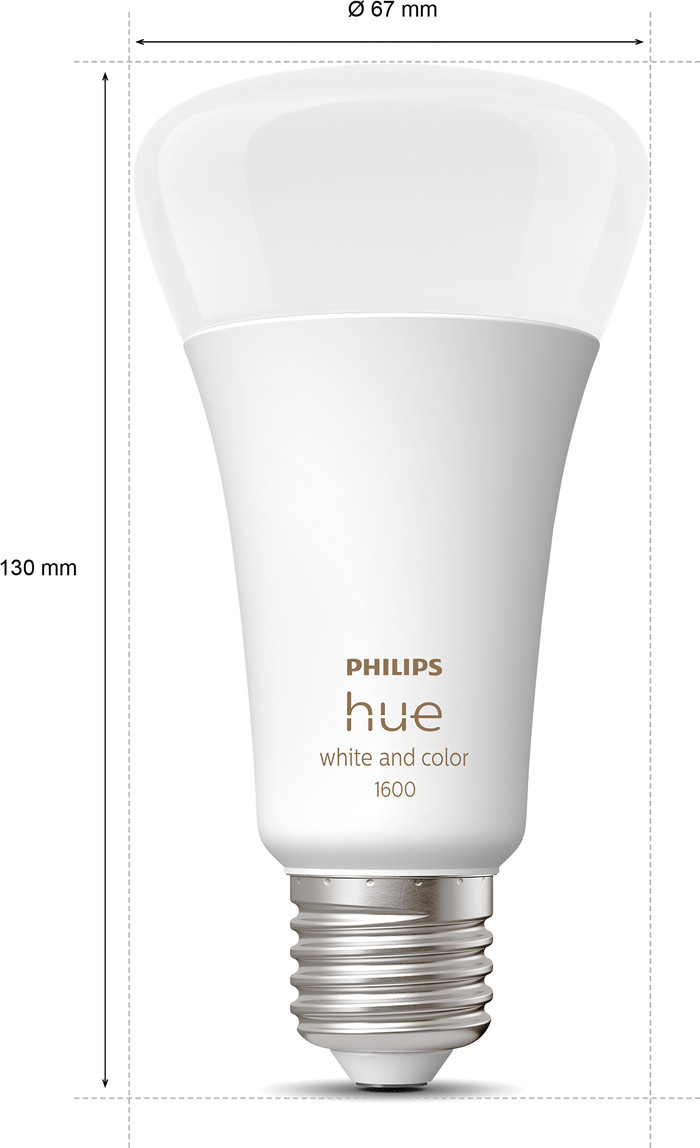 Philips Hue White and Color E27 1600lm Separate Light null