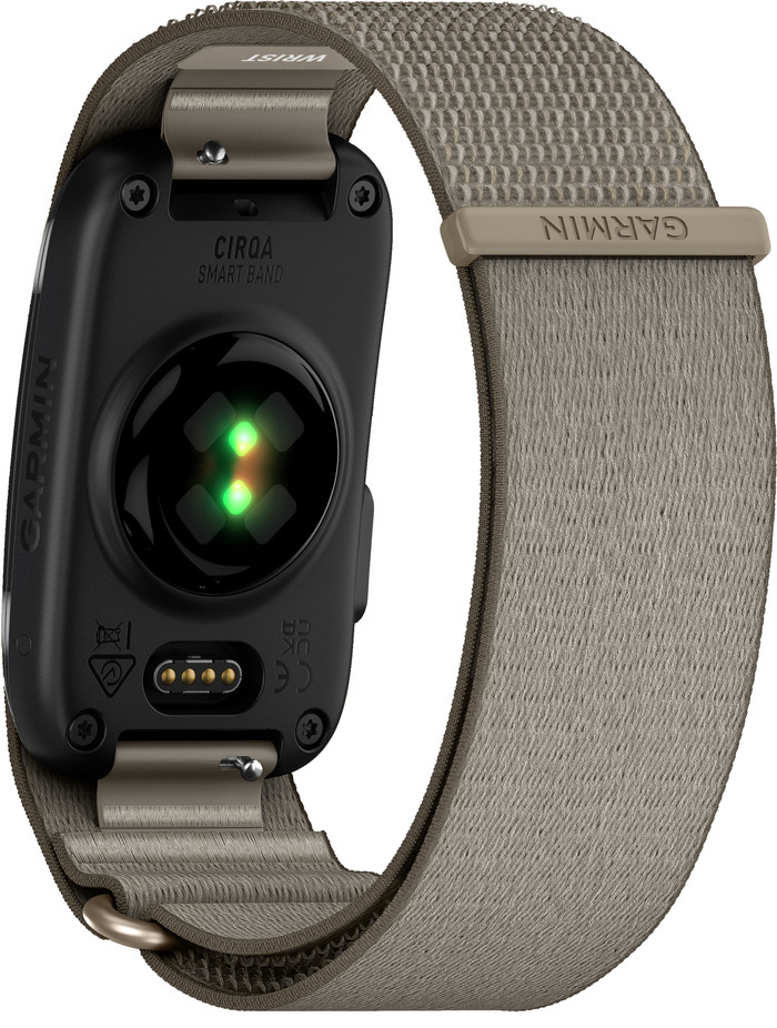 Garmin CIRQA Smart Band S/M Grijs achterkant
