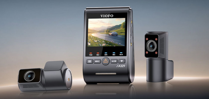 Viofo A329S 3CH 4K Wifi GPS visual leverancier